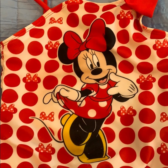 Disney junior Minnie Mouse bathing suit 4T - Picture 2 of 4